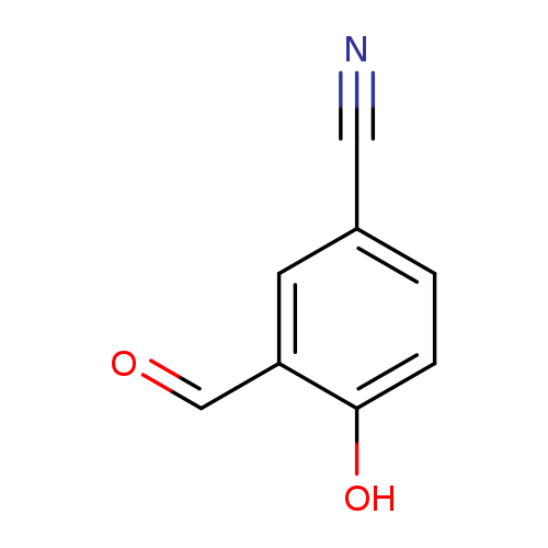 O=Cc1cc(C#N)ccc1O