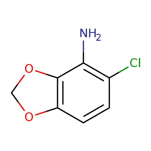 Clc1ccc2c(c1N)OCO2