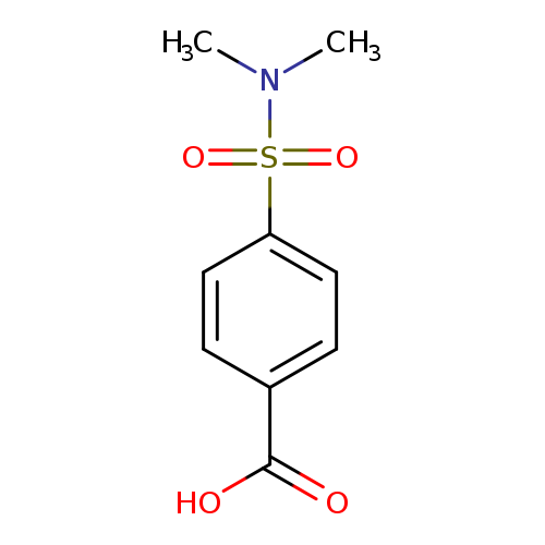 CN(S(=O)(=O)c1ccc(cc1)C(=O)O)C