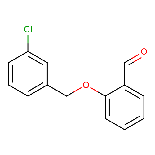 O=Cc1ccccc1OCc1cccc(c1)Cl