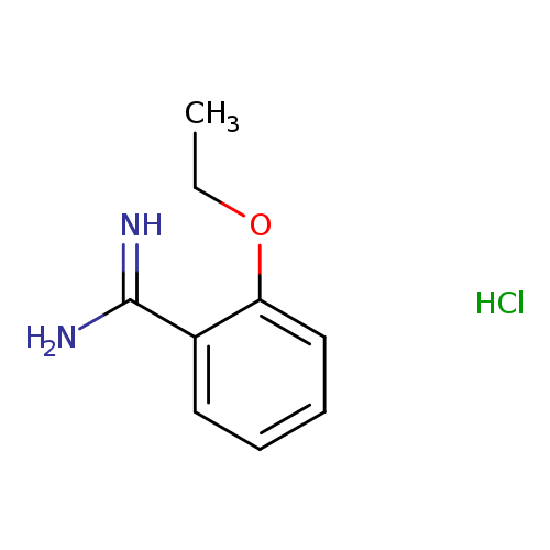 CCOc1ccccc1C(=N)N.Cl