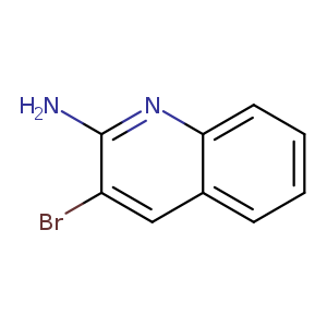 Brc1cc2ccccc2nc1N
