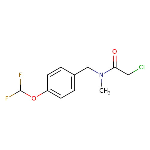 ClCC(=O)N(Cc1ccc(cc1)OC(F)F)C