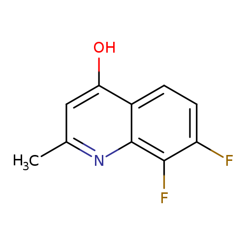 Cc1cc(O)c2c(n1)c(F)c(cc2)F