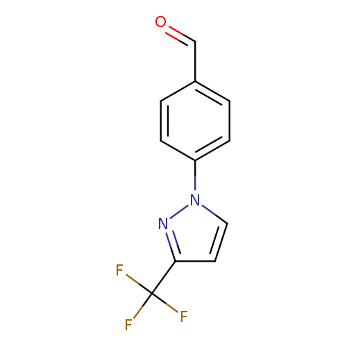 O=Cc1ccc(cc1)n1ccc(n1)C(F)(F)F