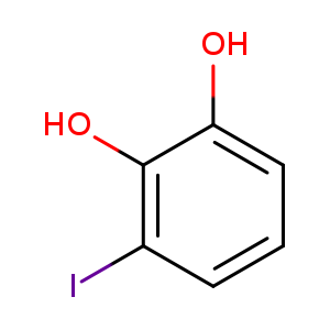 Oc1c(O)cccc1I