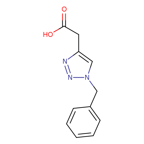 OC(=O)Cc1nnn(c1)Cc1ccccc1