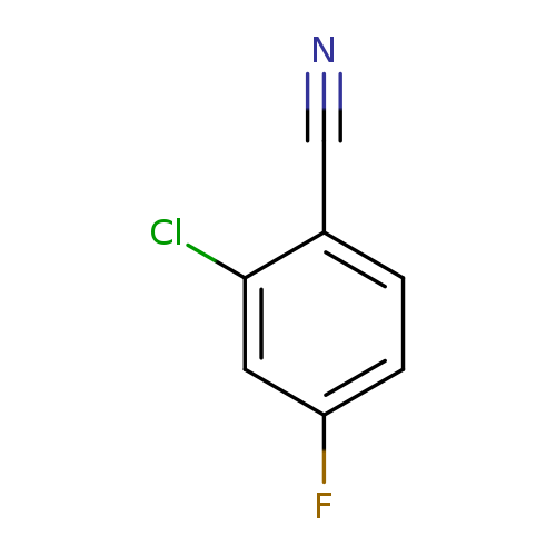 N#Cc1ccc(cc1Cl)F