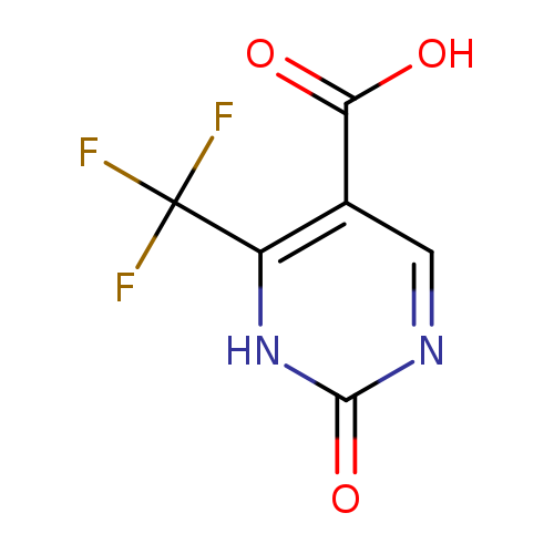 OC(=O)c1cnc(=O)[nH]c1C(F)(F)F