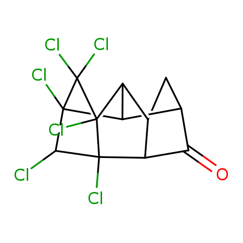 O=C1C2CC3C1C1(Cl)C(C4(C2C3C1(C4(Cl)Cl)Cl)Cl)Cl