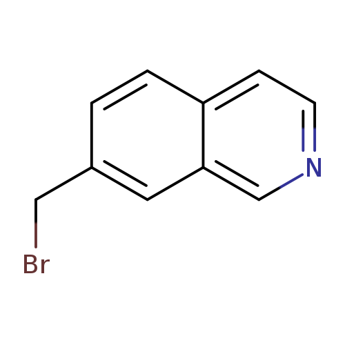 BrCc1ccc2c(c1)cncc2