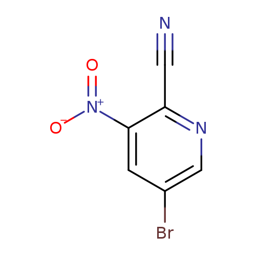 [O-][N+](=O)c1cc(Br)cnc1C#N