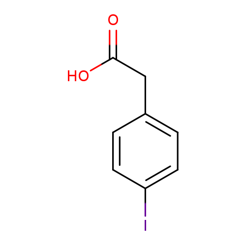 OC(=O)Cc1ccc(cc1)I