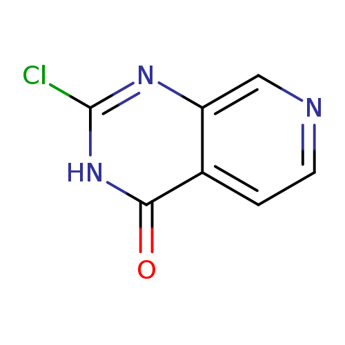 Clc1nc2cnccc2c(=O)[nH]1