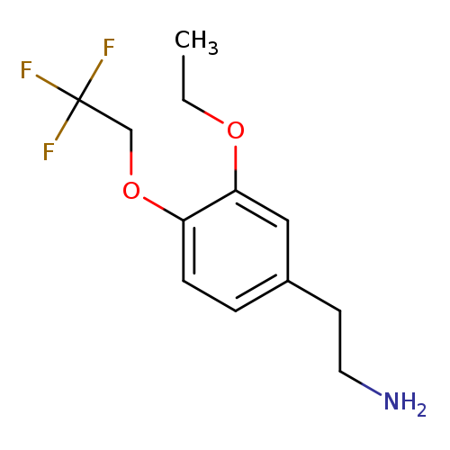 NCCc1ccc(c(c1)OCC)OCC(F)(F)F