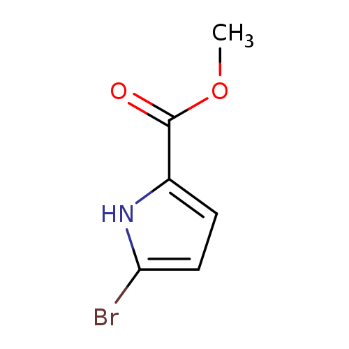 COC(=O)c1ccc([nH]1)Br