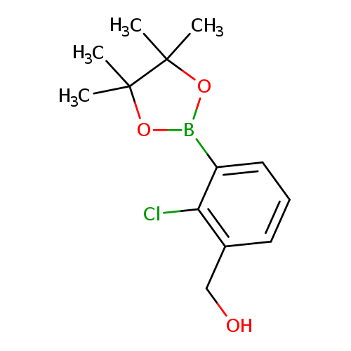 OCc1cccc(c1Cl)B1OC(C(O1)(C)C)(C)C