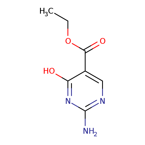 CCOC(=O)c1cnc(nc1O)N