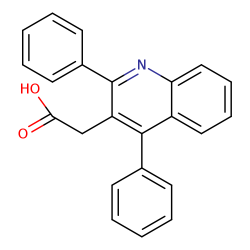 OC(=O)Cc1c(nc2c(c1c1ccccc1)cccc2)c1ccccc1