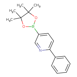 CC1(C)OB(OC1(C)C)c1ccc(nc1)c1ccccc1