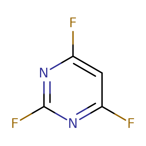 Fc1cc(F)nc(n1)F