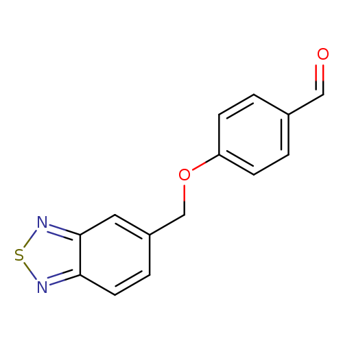O=Cc1ccc(cc1)OCc1ccc2c(c1)nsn2