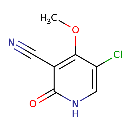 COc1c(Cl)c[nH]c(=O)c1C#N