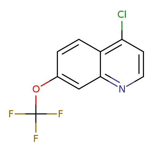 Clc1ccnc2c1ccc(c2)OC(F)(F)F