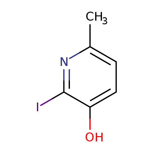 Cc1ccc(c(n1)I)O