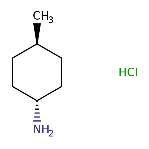 C[C@@H]1CC[C@H](CC1)N.Cl