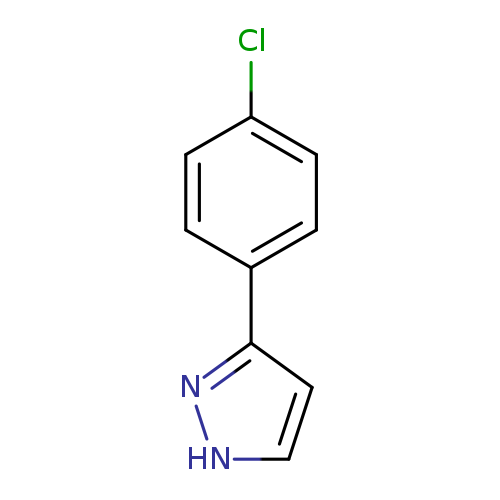 Clc1ccc(cc1)c1cc[nH]n1