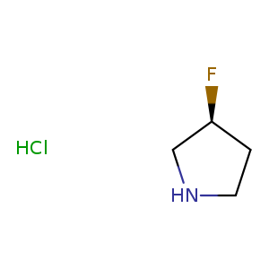 F[C@@H]1CNCC1.Cl