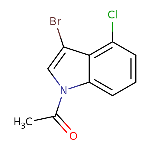 Brc1cn(c2c1c(Cl)ccc2)C(=O)C