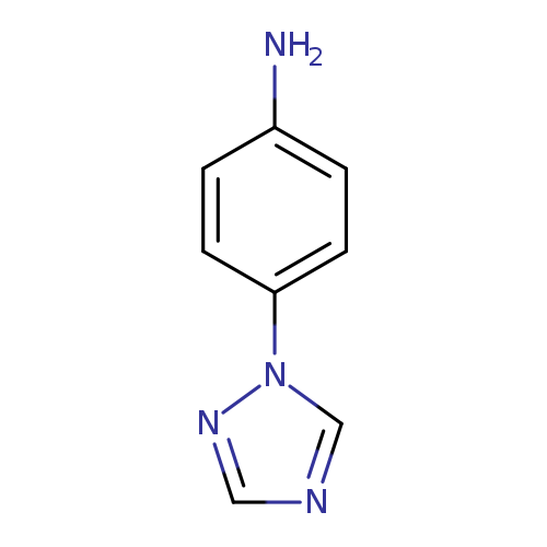 Nc1ccc(cc1)n1ncnc1