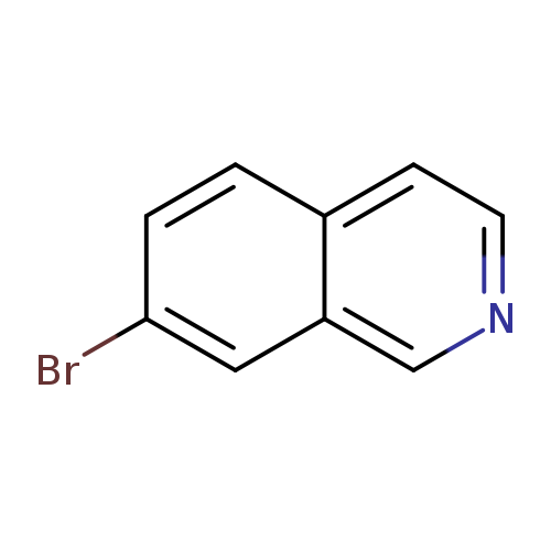 Brc1ccc2c(c1)cncc2