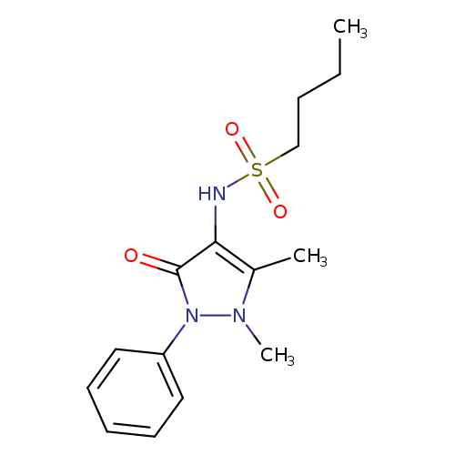 CCCCS(=O)(=O)Nc1c(C)n(n(c1=O)c1ccccc1)C