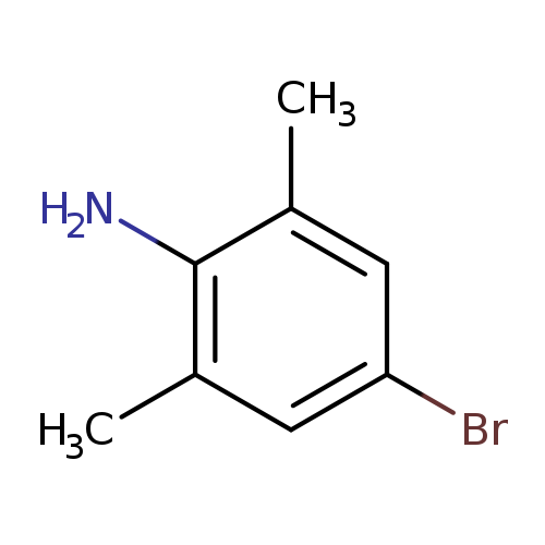 Brc1cc(C)c(c(c1)C)N