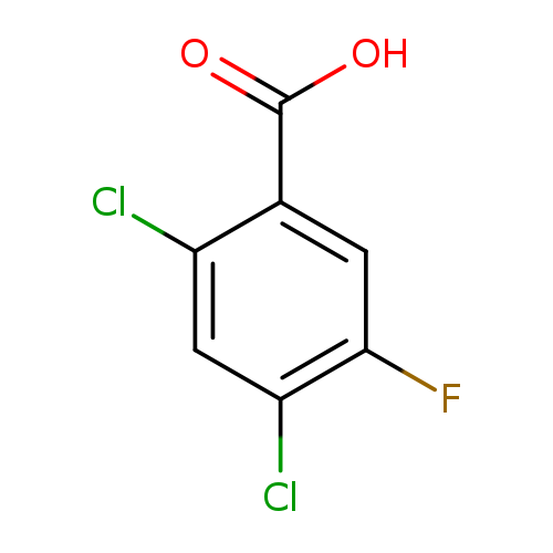 OC(=O)c1cc(F)c(cc1Cl)Cl