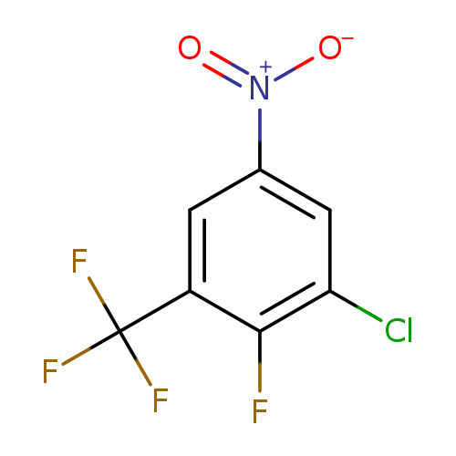 [O-][N+](=O)c1cc(Cl)c(c(c1)C(F)(F)F)F