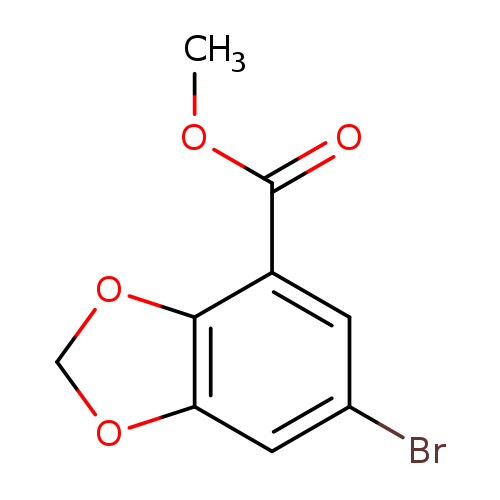 COC(=O)c1cc(Br)cc2c1OCO2
