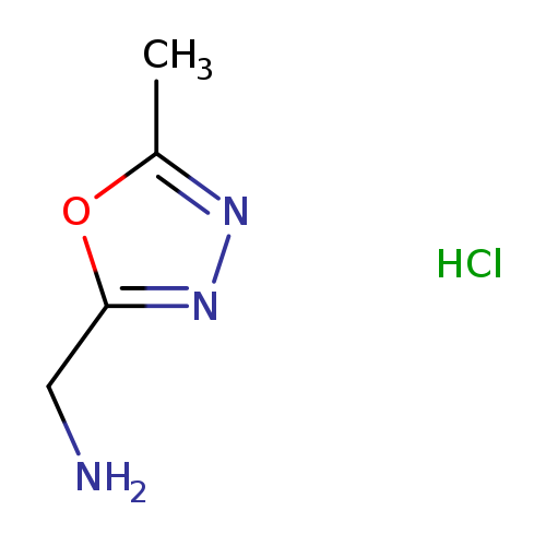 Cc1nnc(o1)CN.Cl