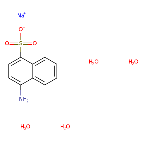 Nc1ccc(c2c1cccc2)S(=O)(=O)[O-].O.O.O.O.[Na+]