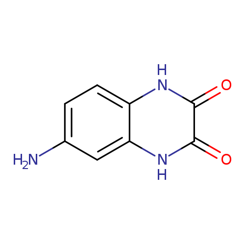 Nc1ccc2c(c1)[nH]c(=O)c(=O)[nH]2