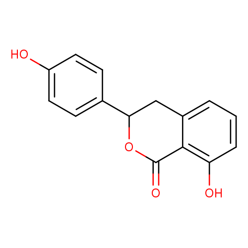 Oc1ccc(cc1)C1OC(=O)c2c(C1)cccc2O