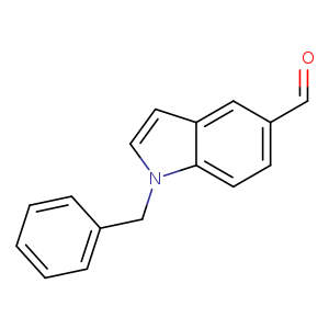 O=Cc1ccc2c(c1)ccn2Cc1ccccc1