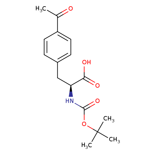 O=C(OC(C)(C)C)N[C@H](C(=O)O)Cc1ccc(cc1)C(=O)C