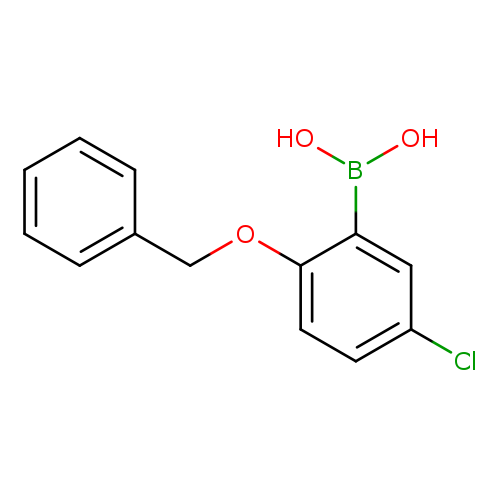 Clc1ccc(c(c1)B(O)O)OCc1ccccc1
