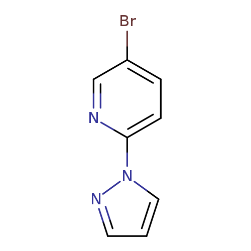 Brc1ccc(nc1)n1cccn1