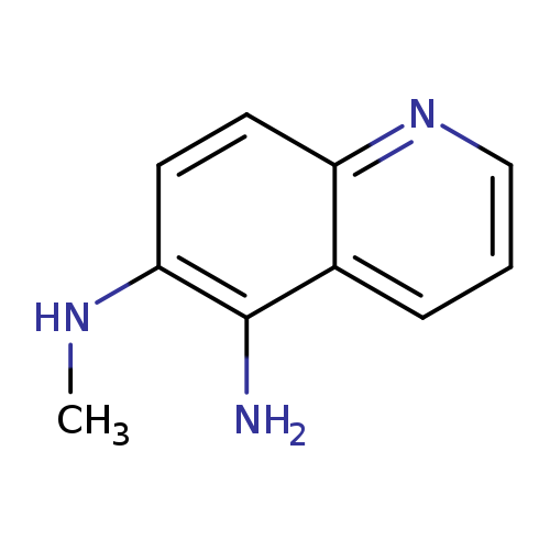 CNc1ccc2c(c1N)cccn2