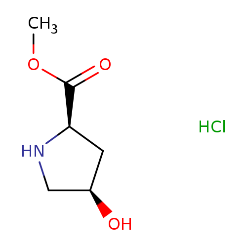 COC(=O)[C@H]1C[C@H](CN1)O.Cl